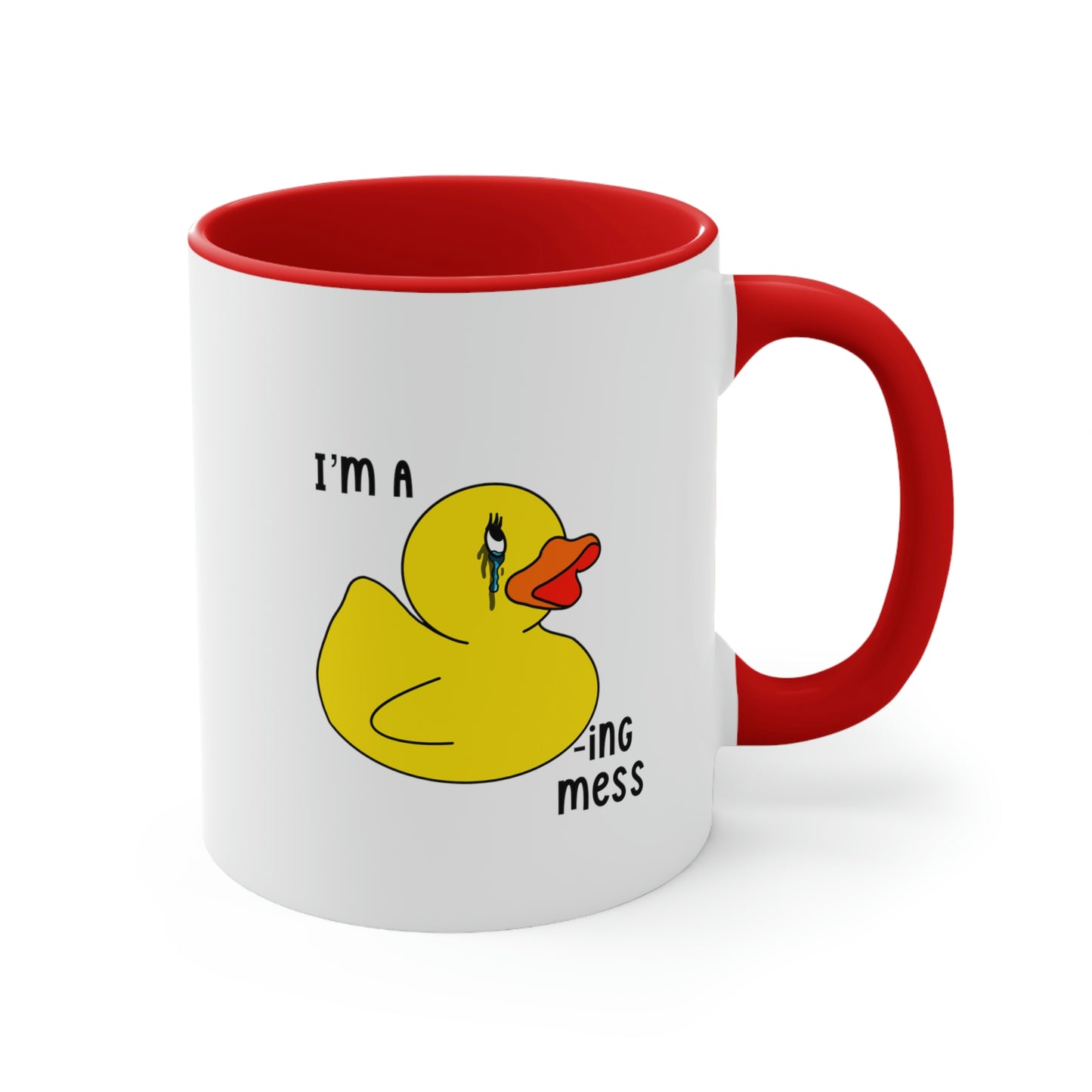 Ducking Mess Coffee Mug, 11oz