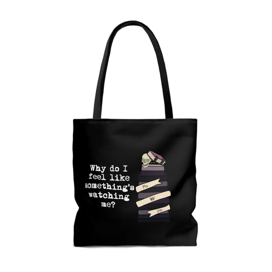 TBR Black Reader Tote Bag