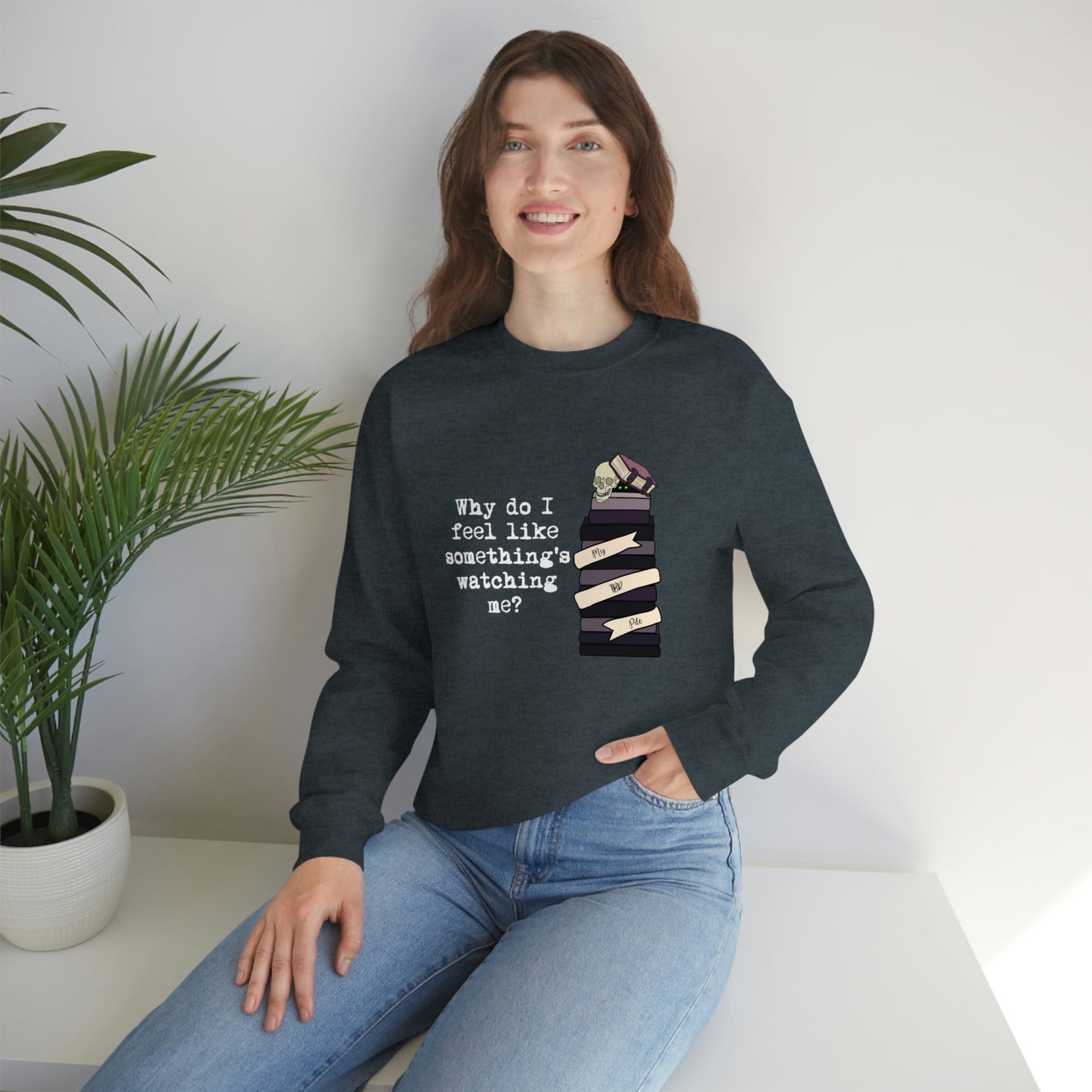 TBR Book Lover Dark Color Crewneck Sweater
