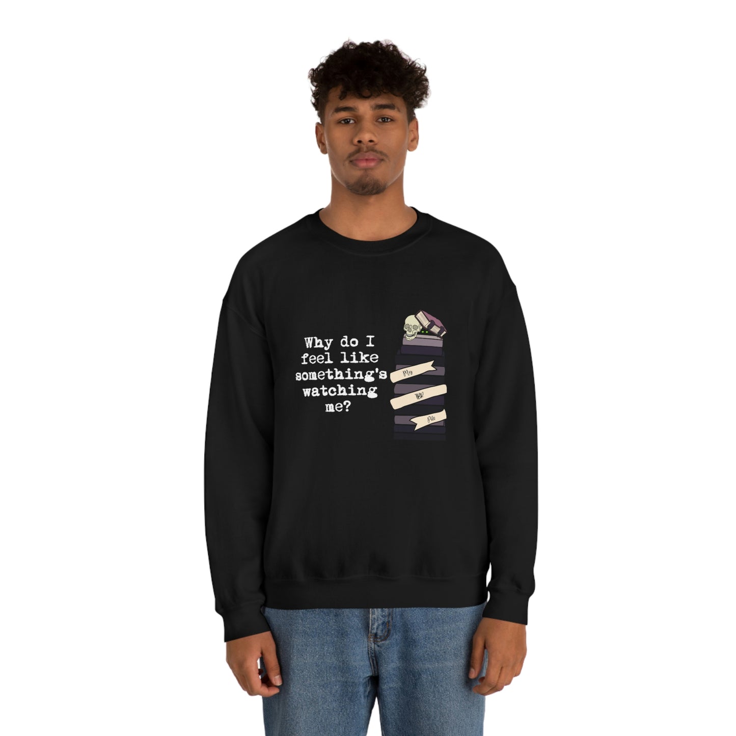 TBR Book Lover Dark Color Crewneck Sweater
