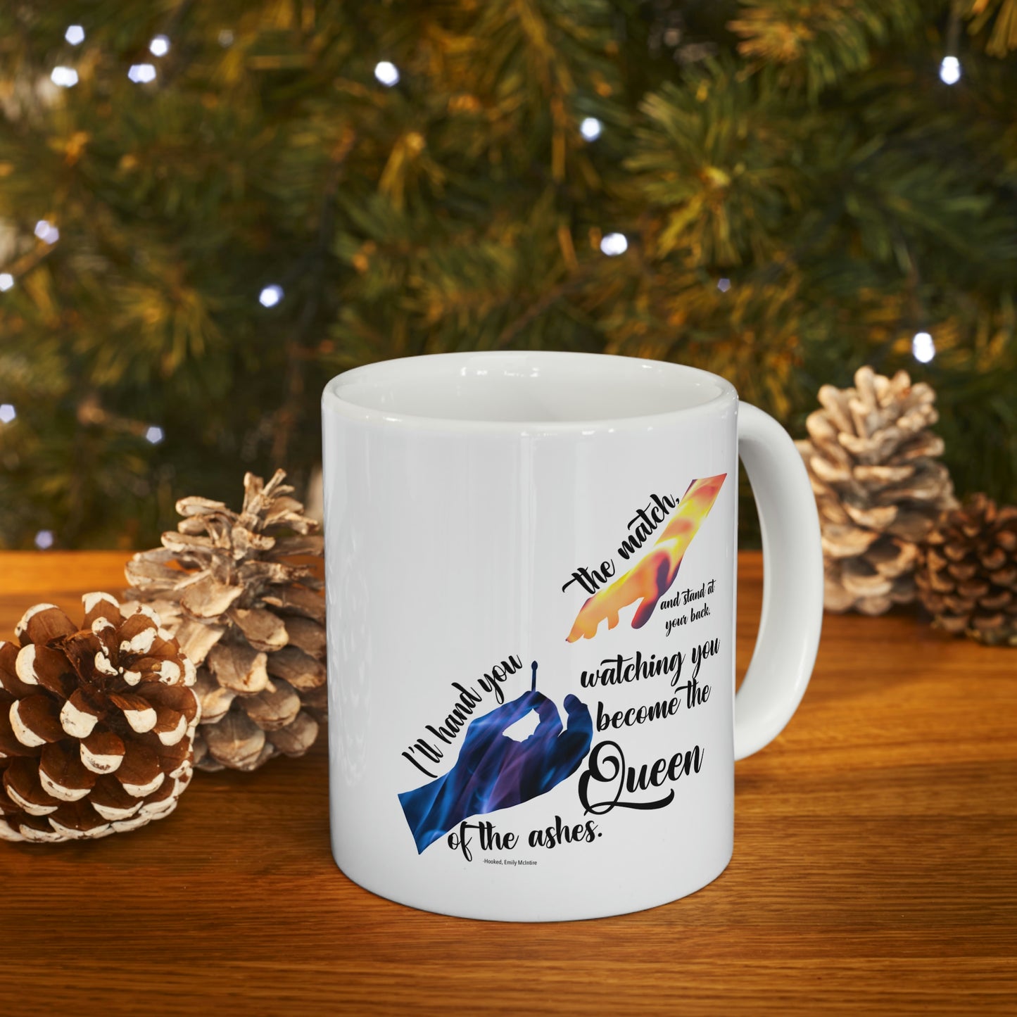 Hooked Quote Ceramic Mug 11oz