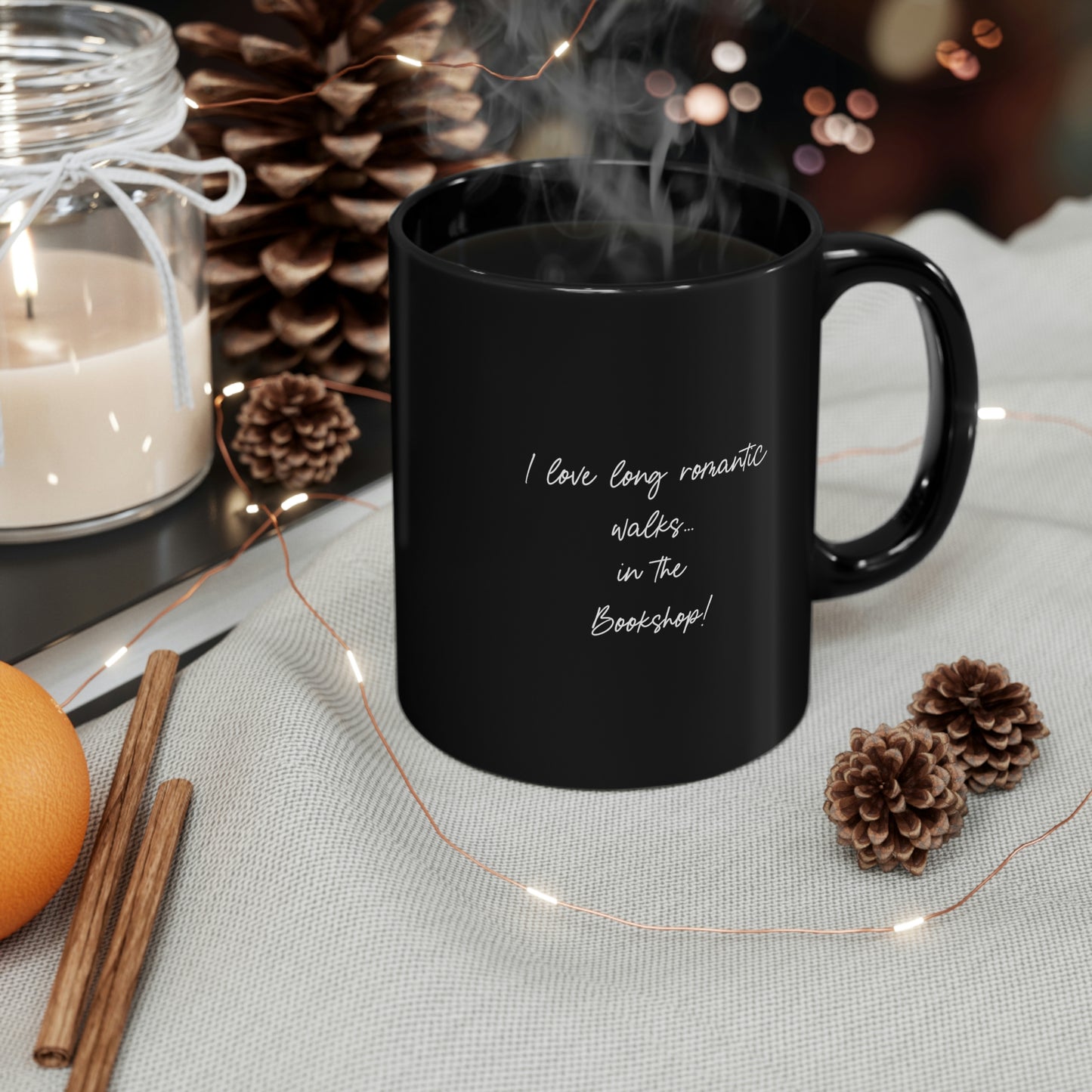 Bookshop 11oz Black Mug