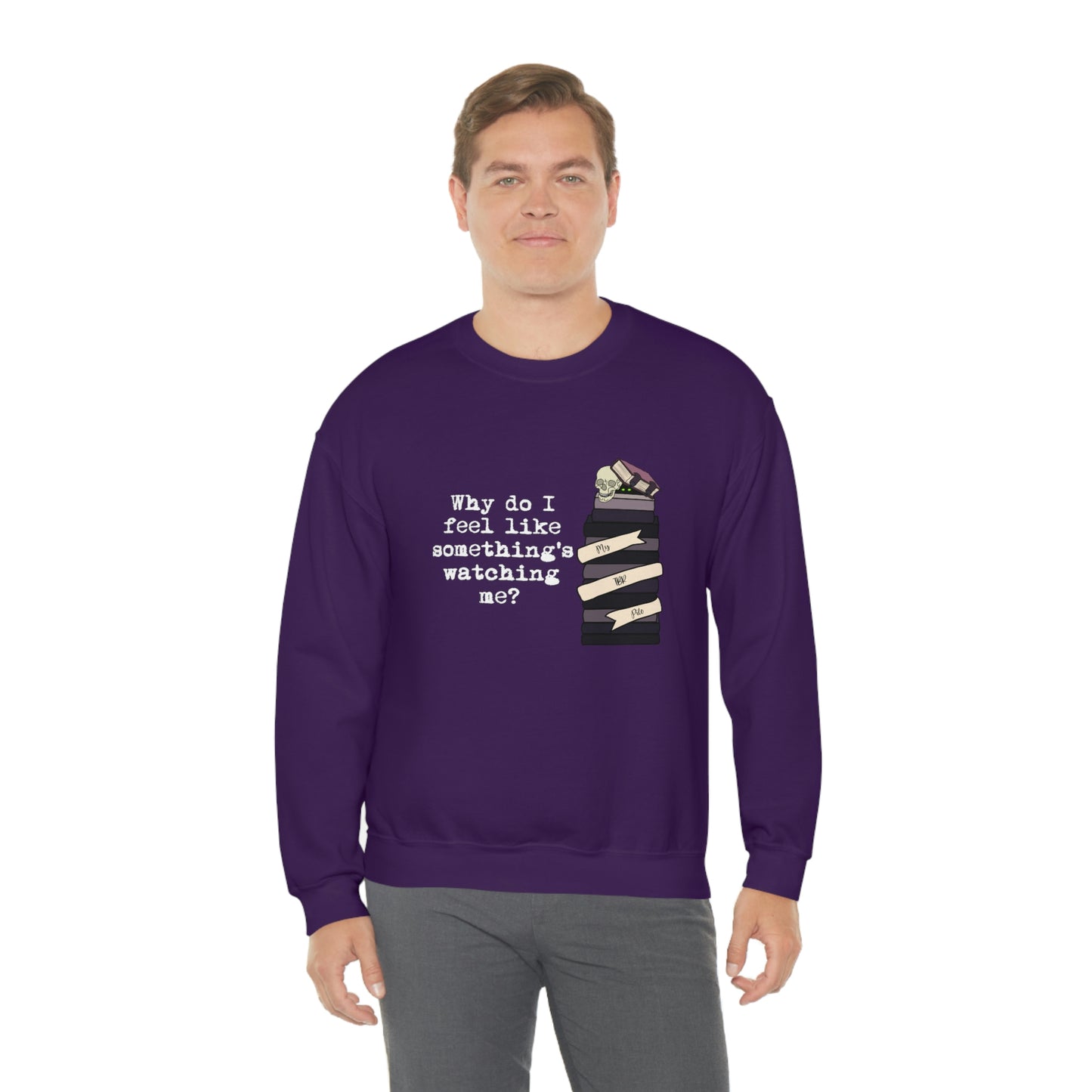 TBR Book Lover Dark Color Crewneck Sweater