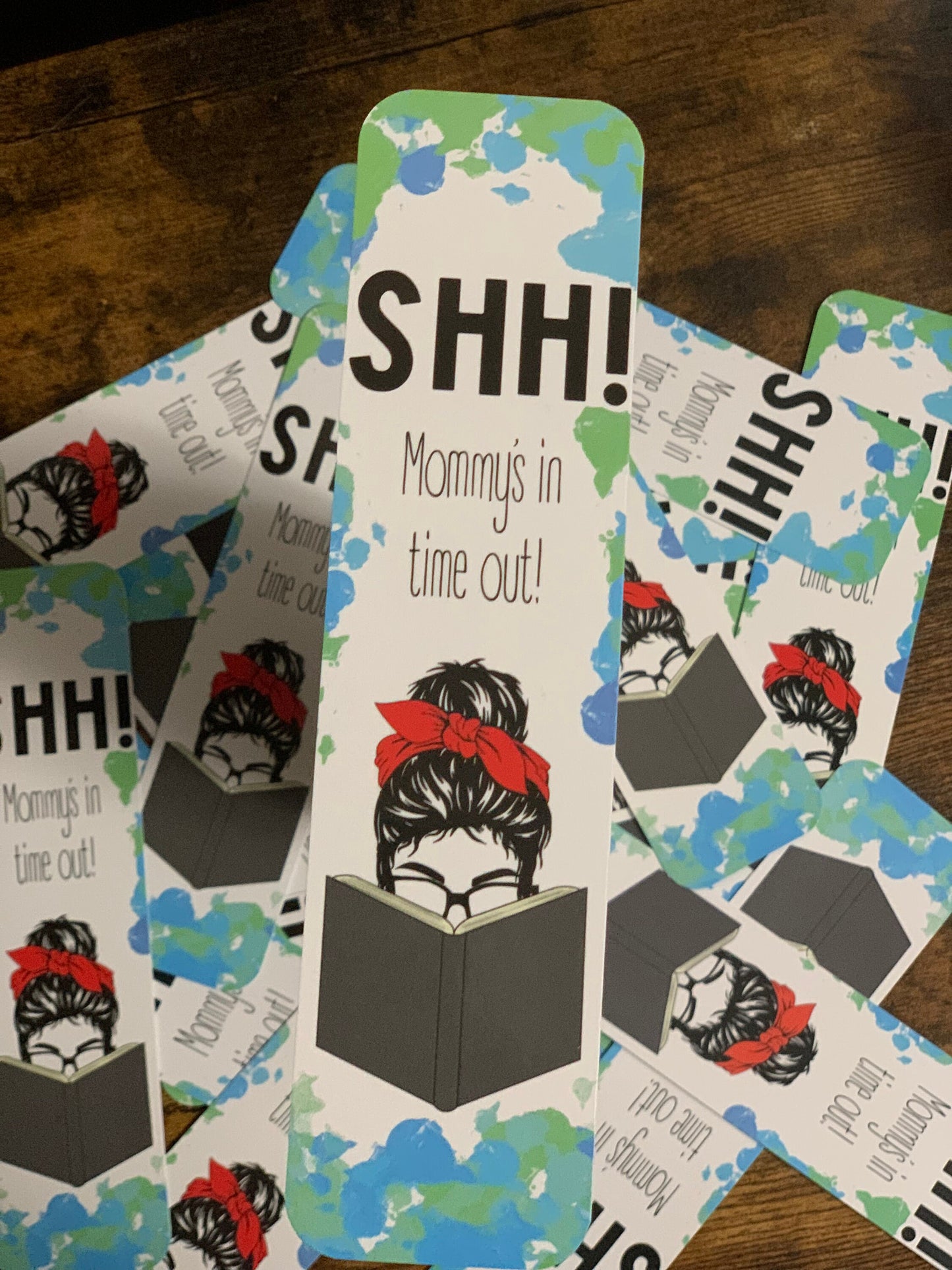 8x2 in Mommy’s Reading Bookmark
