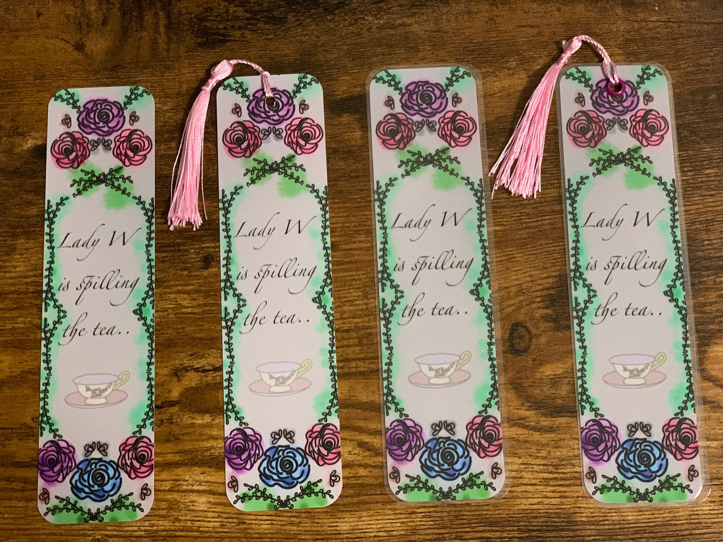 8x2 in Bridgerton Inspired Bookmark