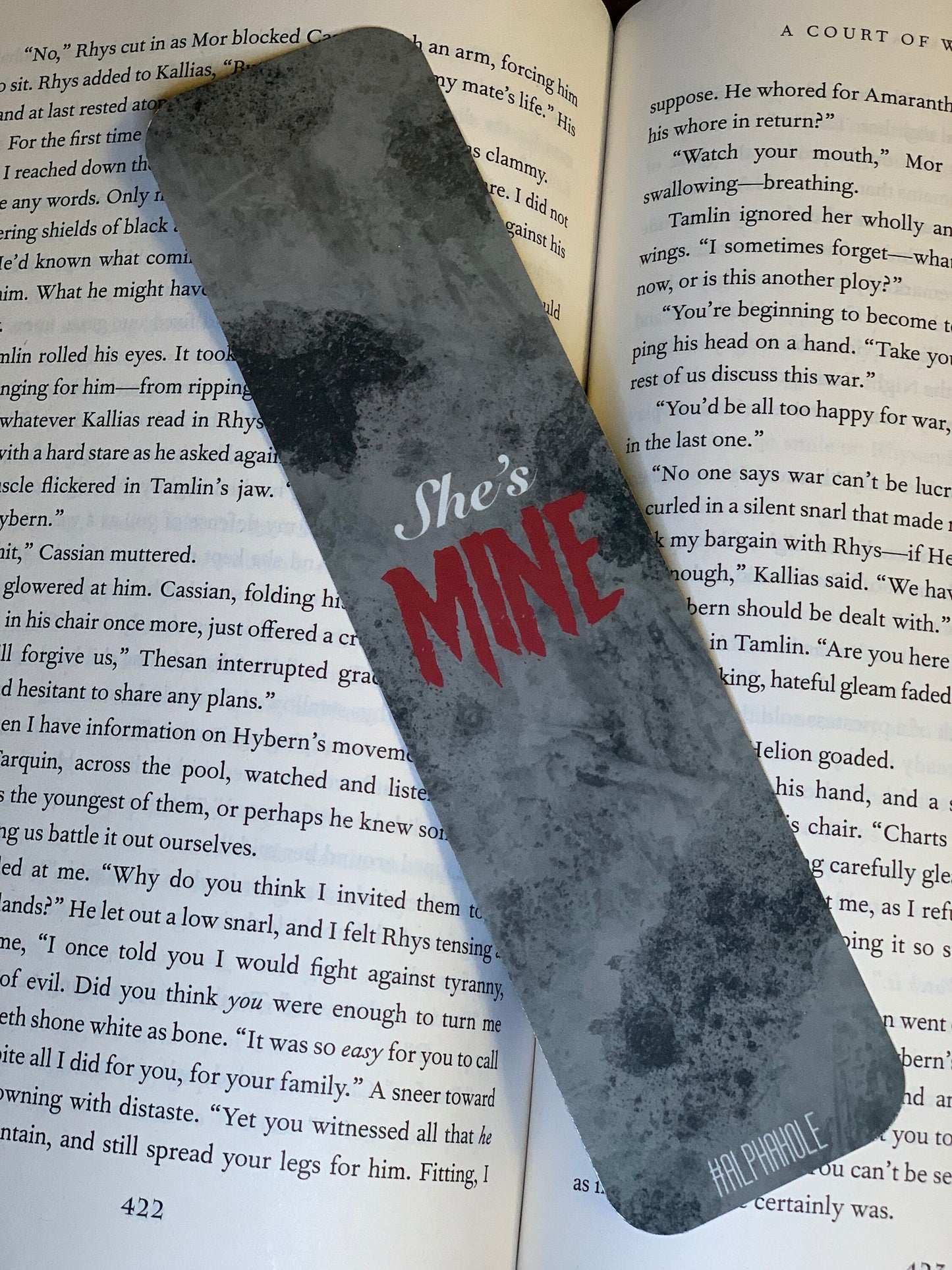 8x2 in Mine Bookmark