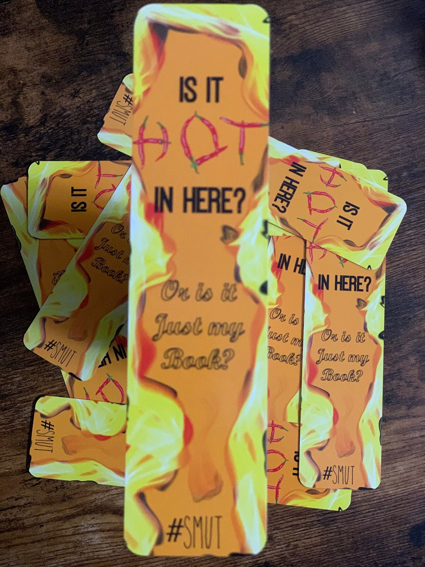 8x2 in Hot Bookmark