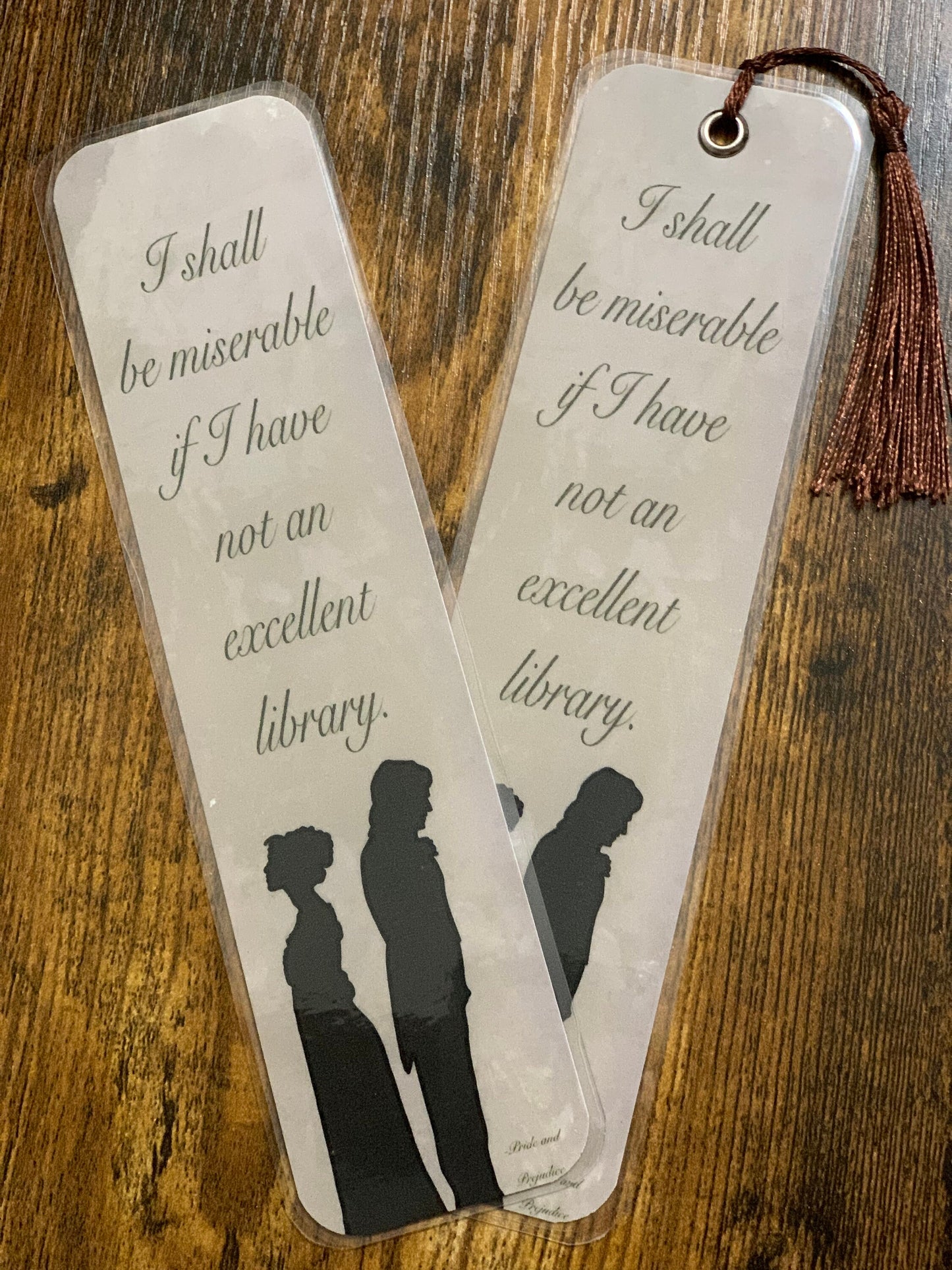 8x2 in Pride and Prejudice Inspired Bookmark