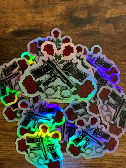 Mafia Romance Holographic Sticker