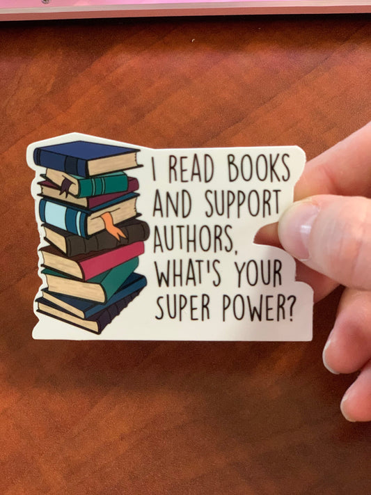 Reader Superpowers Sticker