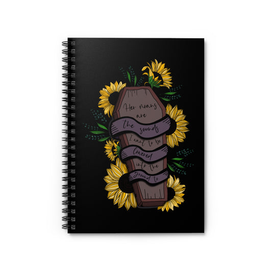 L&L Quote- Black Notebook - Ruled Line