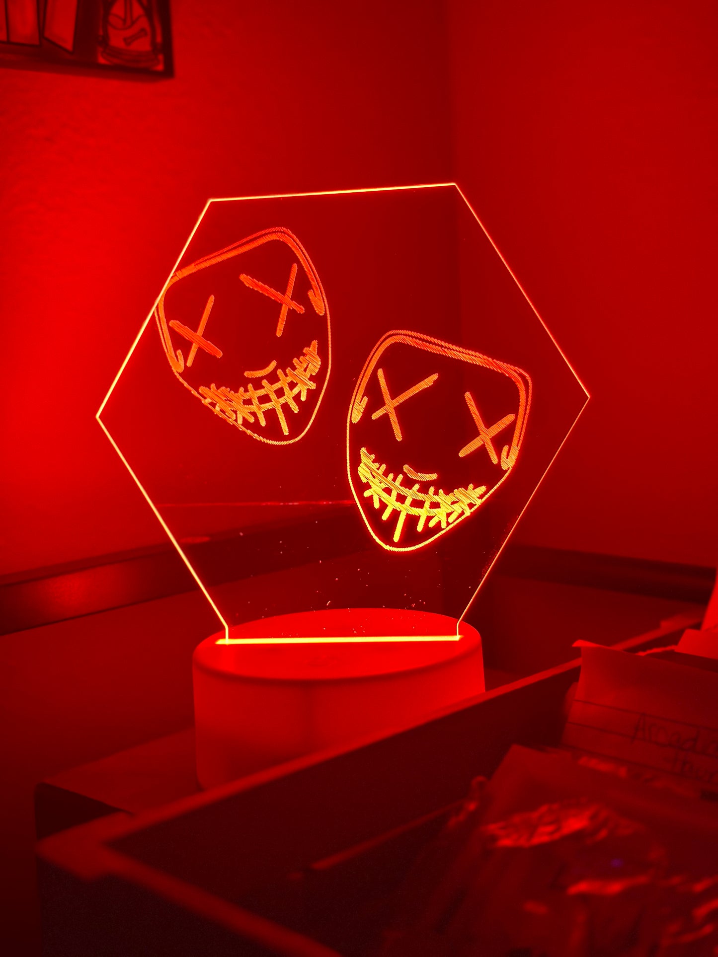Masked LED Lights