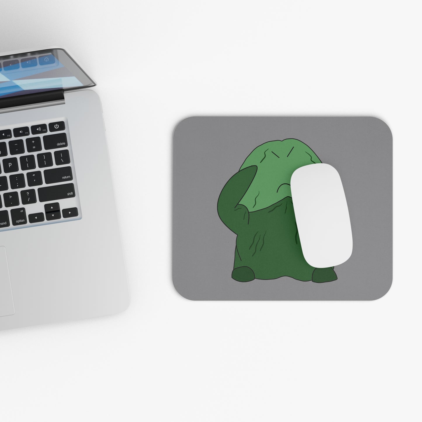 Green Weenie Mouse Pad