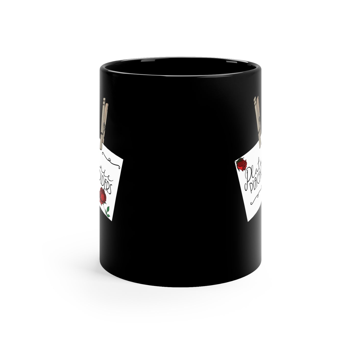 Platonic Placeholders - 11oz Black Mug