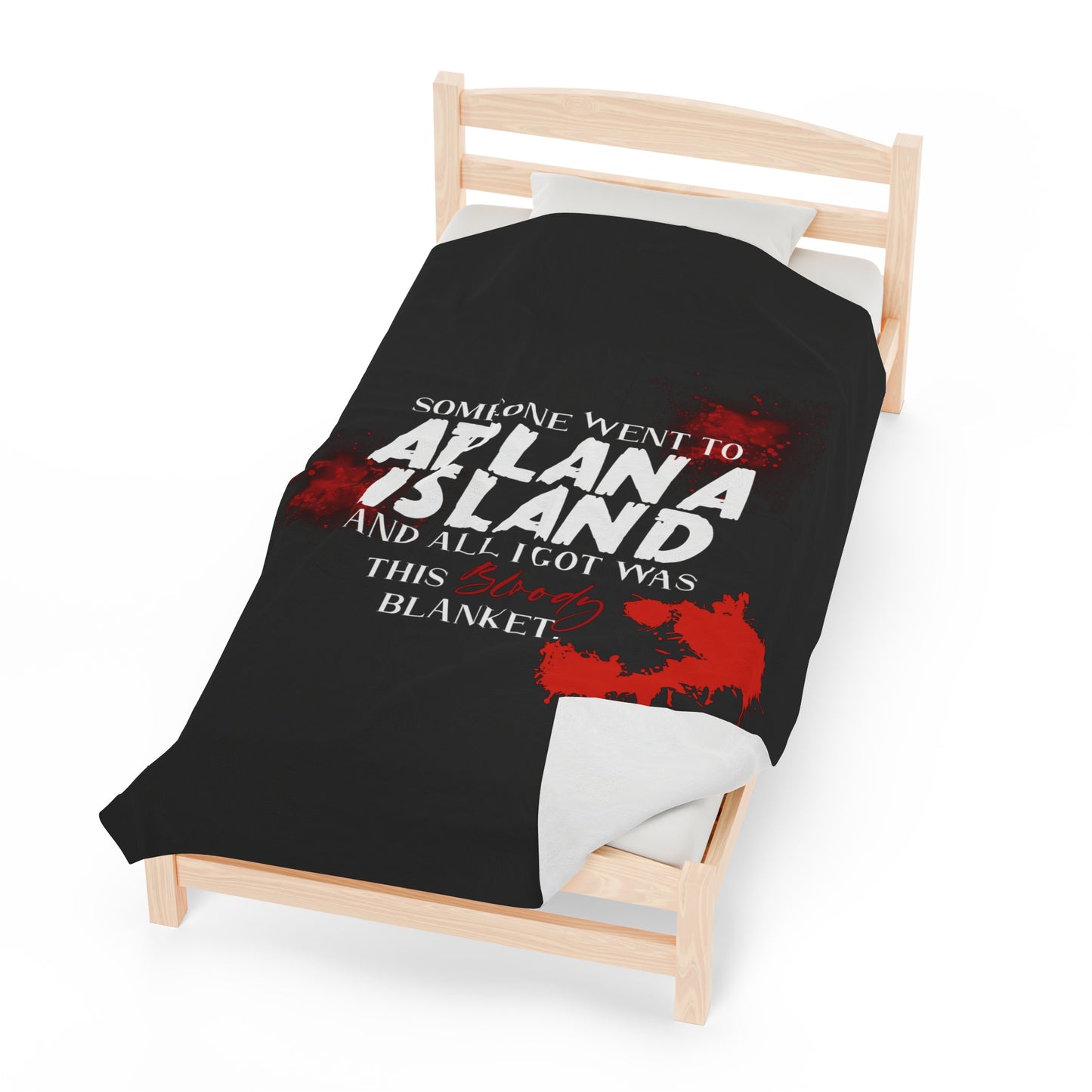 Aplana Island Velveteen Plush Blanket