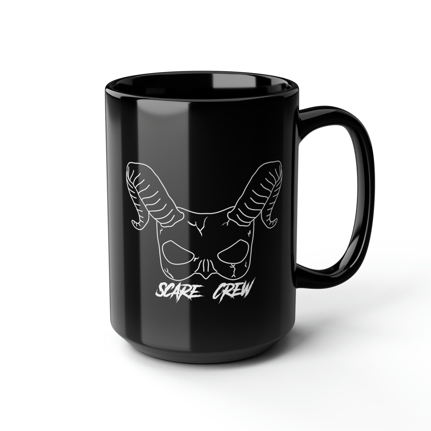 Liars & Liaisons Scare Crew - Black Mug, 15oz