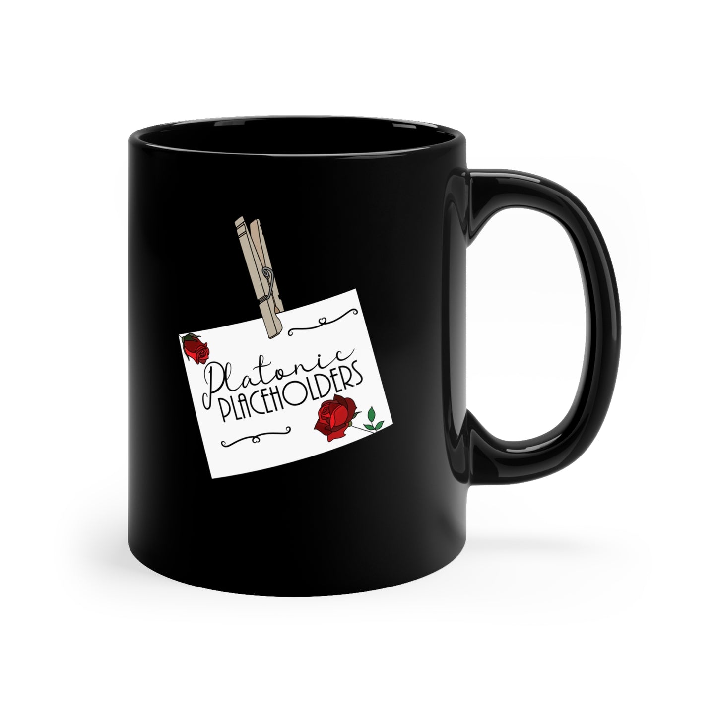 Platonic Placeholders - 11oz Black Mug