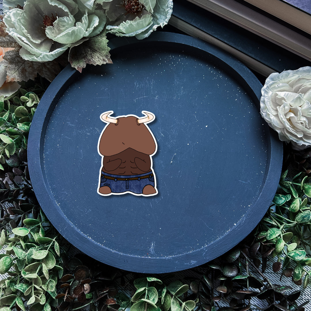 Milo the Minotaur Peen Licensed Sticker