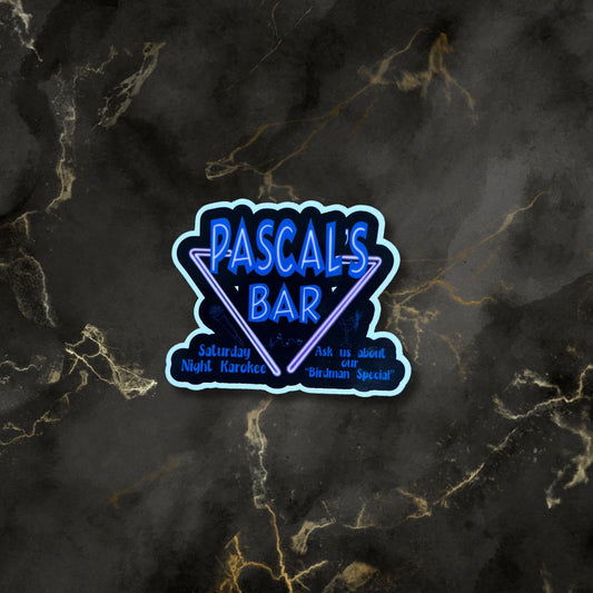 Pascal's Bar Sticker