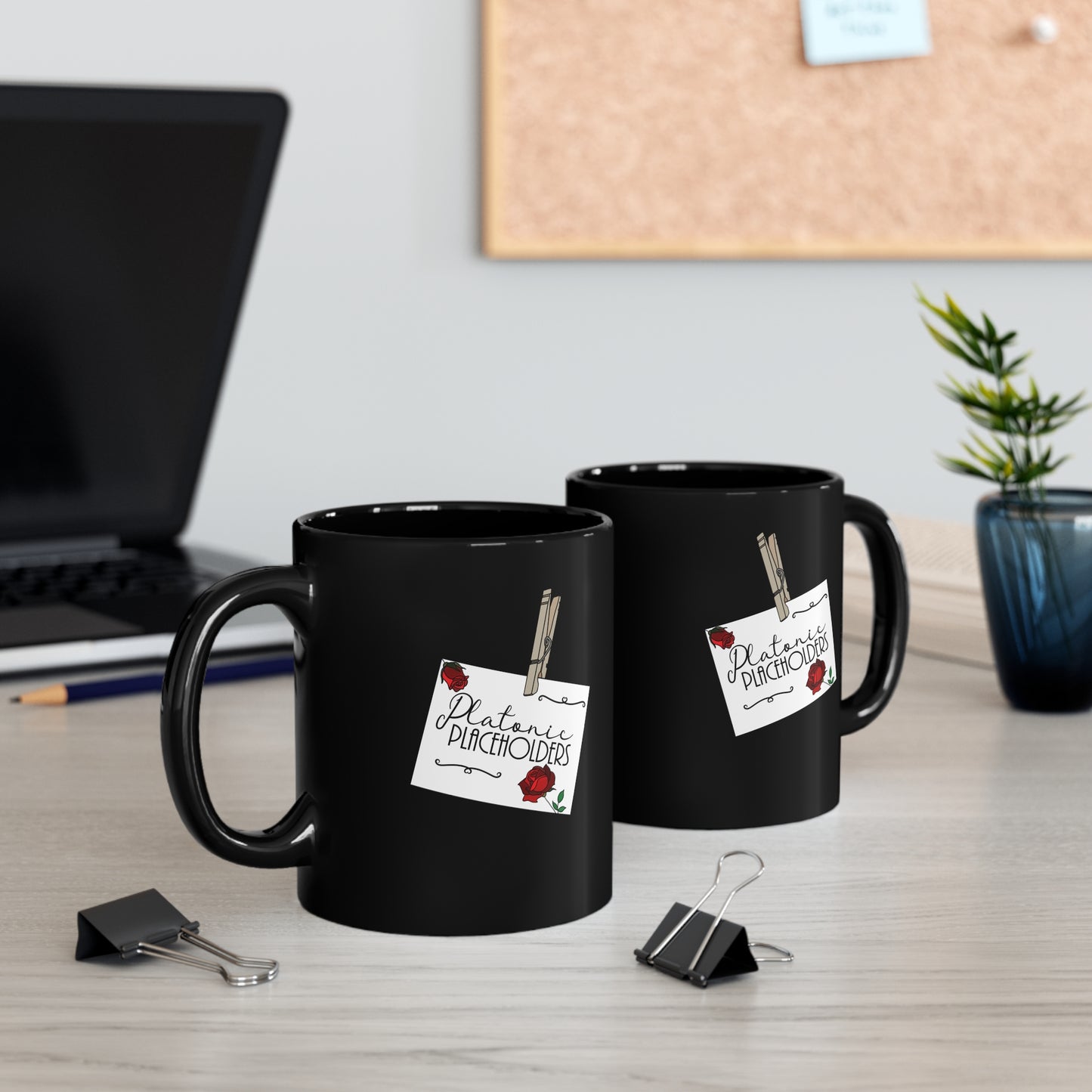 Platonic Placeholders - 11oz Black Mug