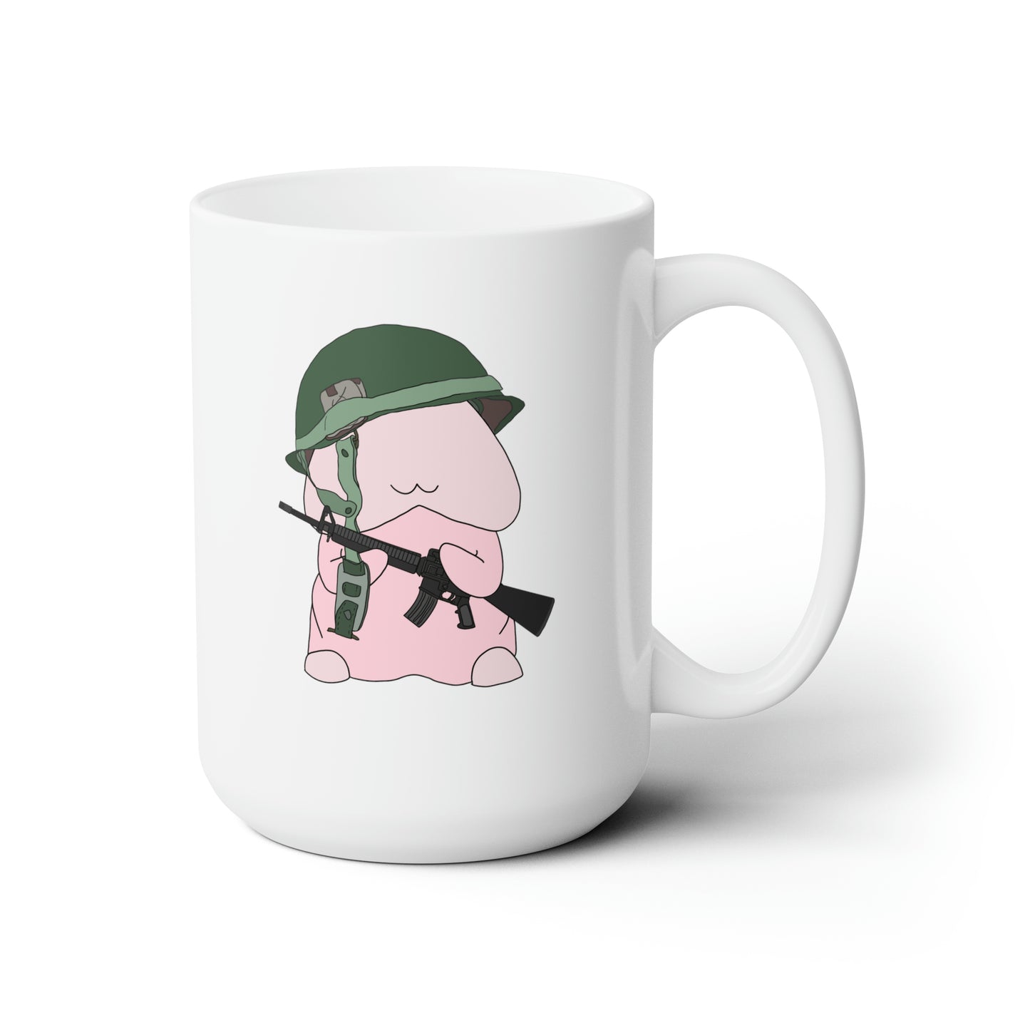 Green Weenie and Protected Ceramic Mug 15oz