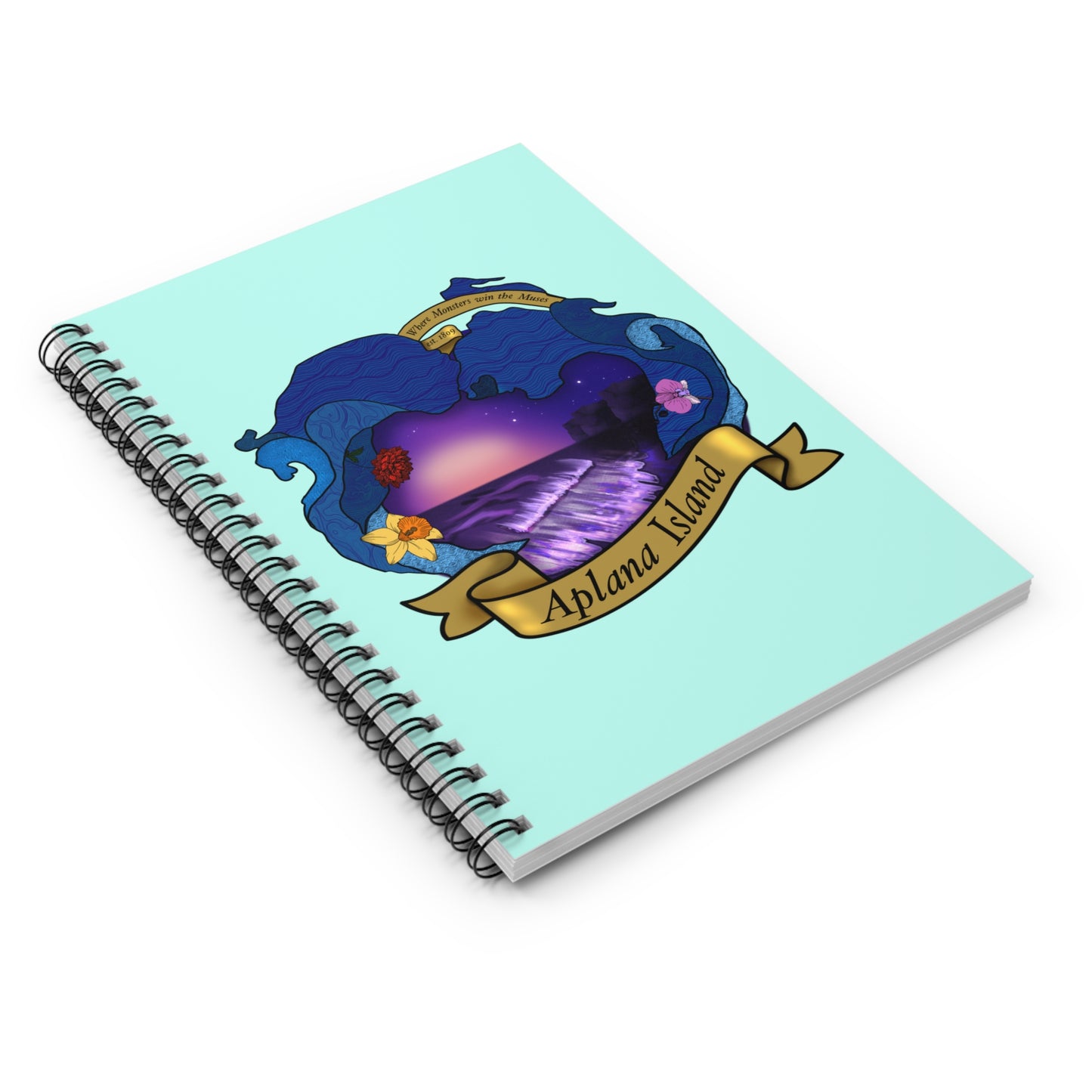 Aplana Island Notebook - Ruled Line