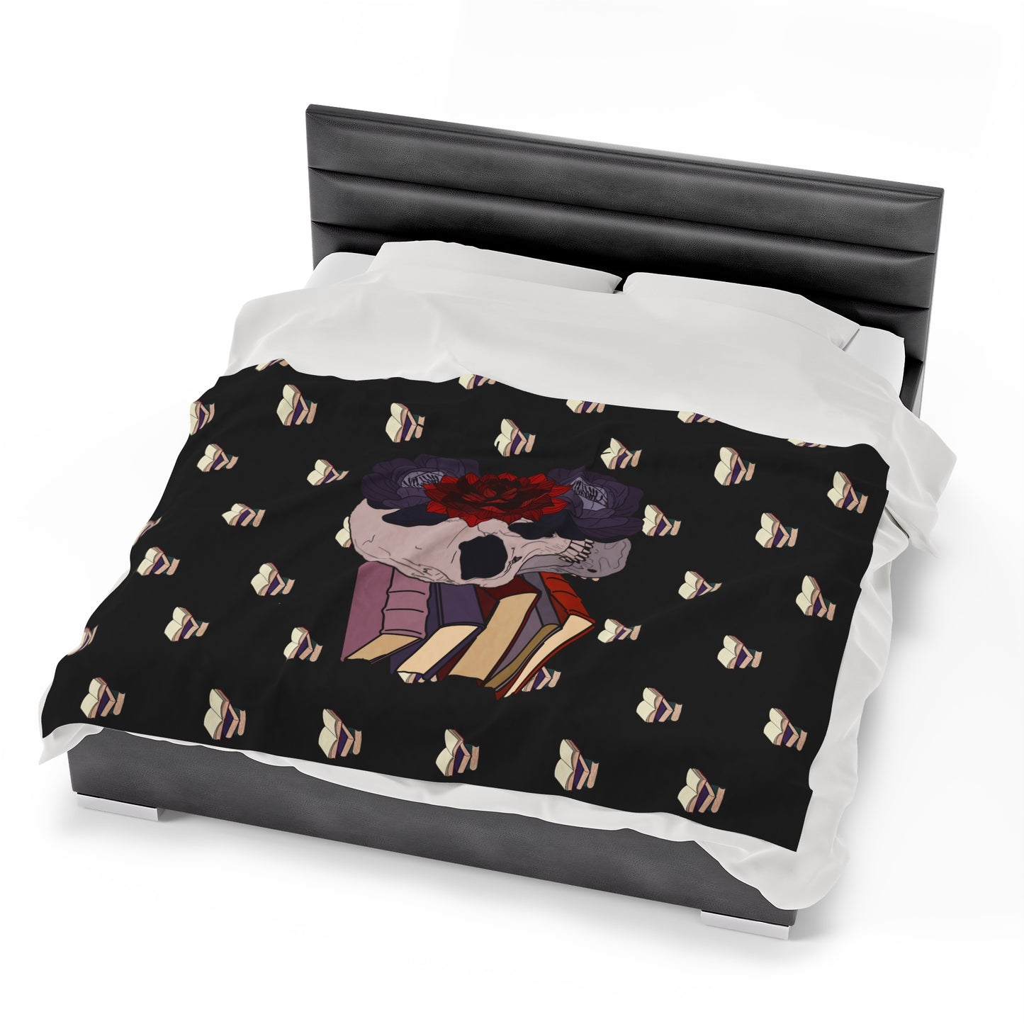 Dark Reader Plush Blanket