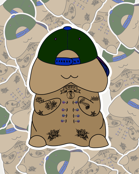 Mr. Triple Threat - Chestnut Sticker