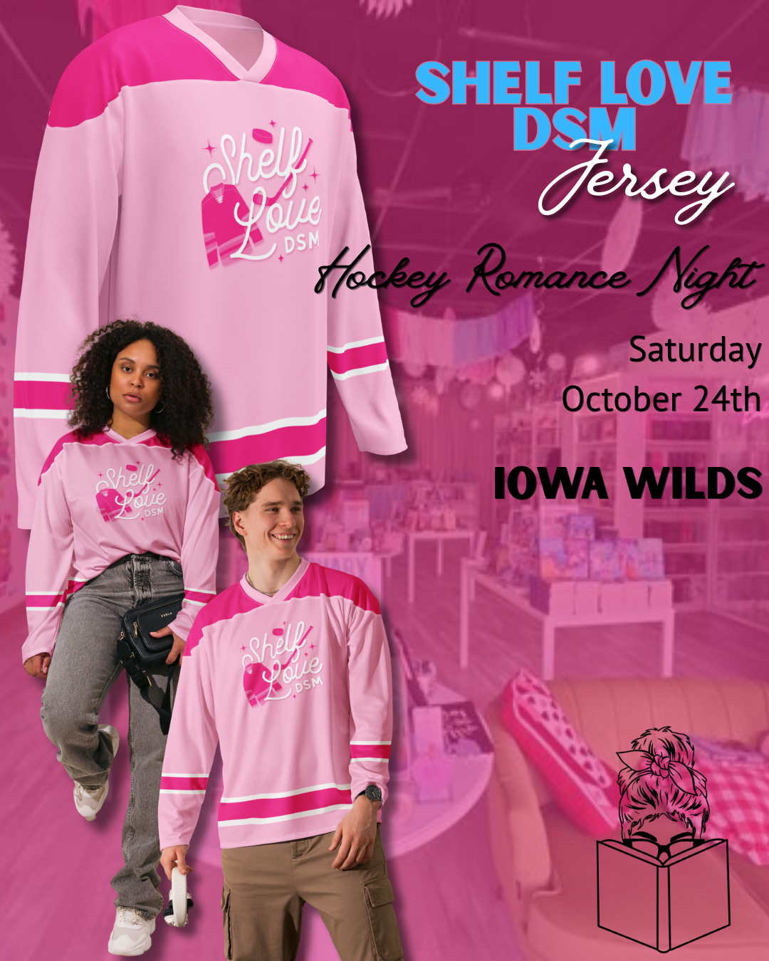 Shelf Love DSM Hockey Night jersey