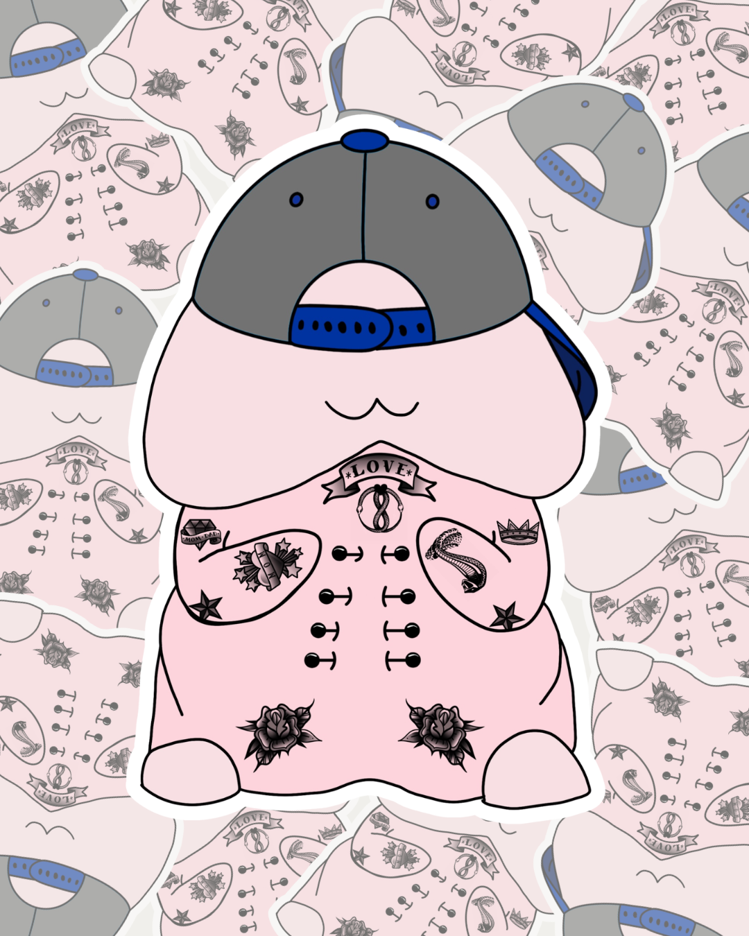 Mr. Triple Threat - Neutral Sticker