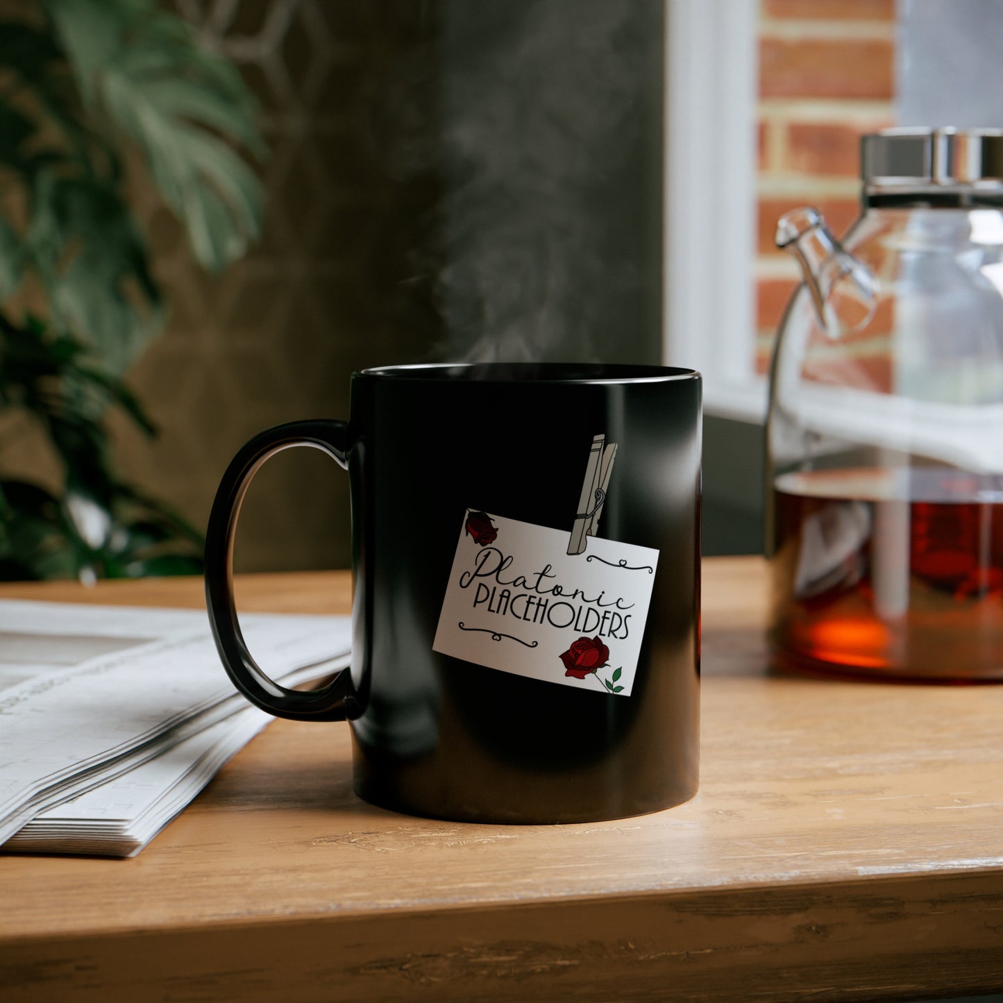 Platonic Placeholders - 11oz Black Mug