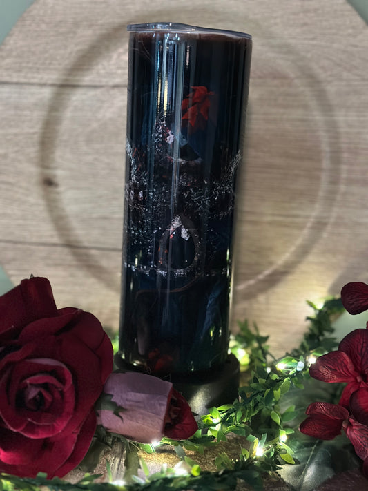 Dark Crown Tumbler -Slight imperfections