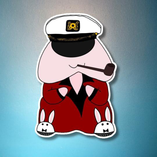 Mr. Capnhef Sticker