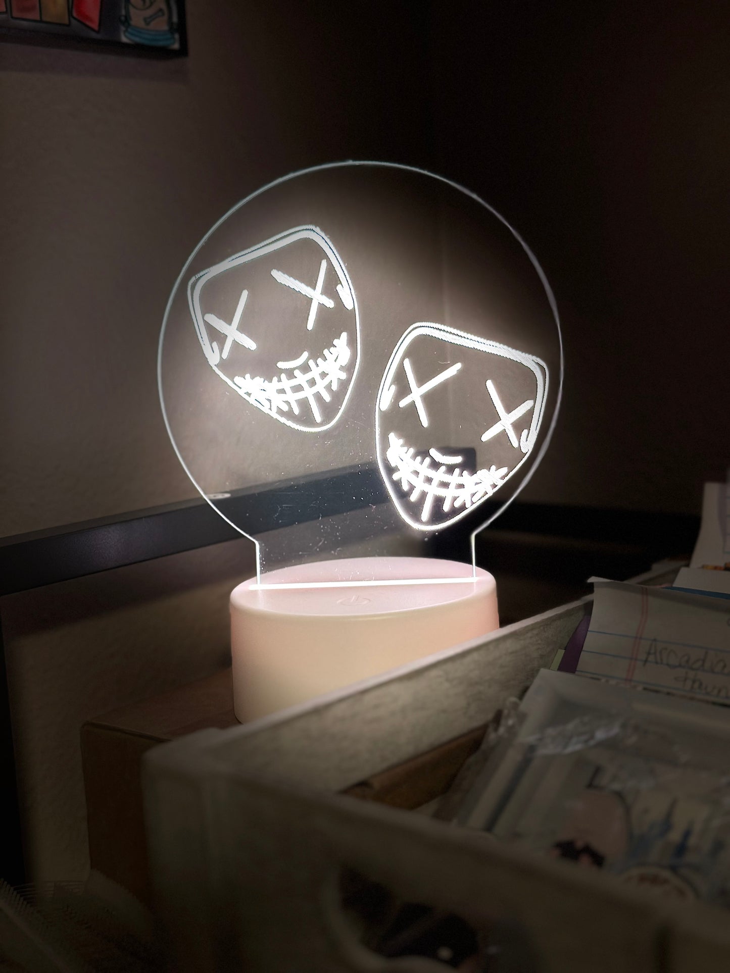 Masked LED Lights