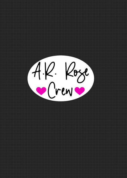 AR Rose Crew Sticker
