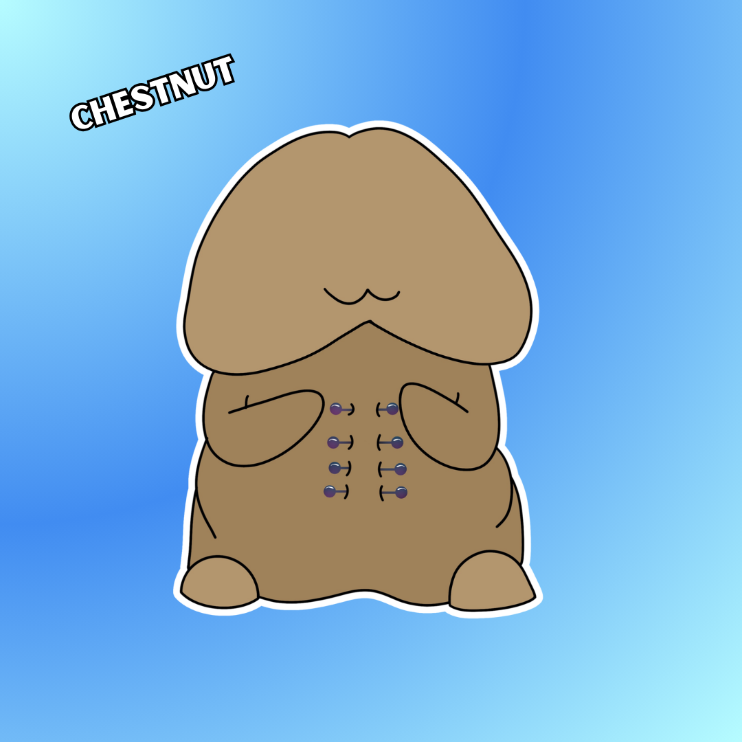 Mr. Ribbed Sticker