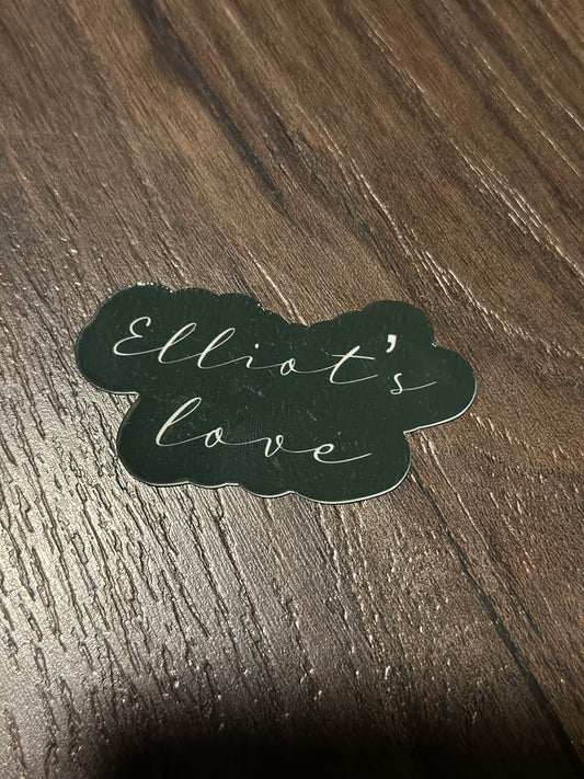 Elliot's Love Nickname Sticker
