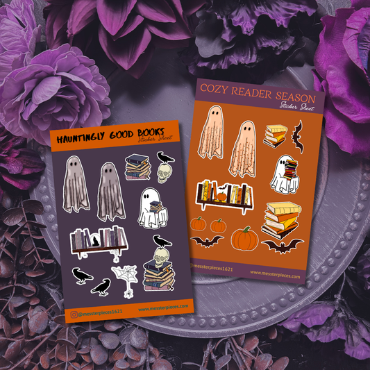 Fall Bookish Sticker Sheets
