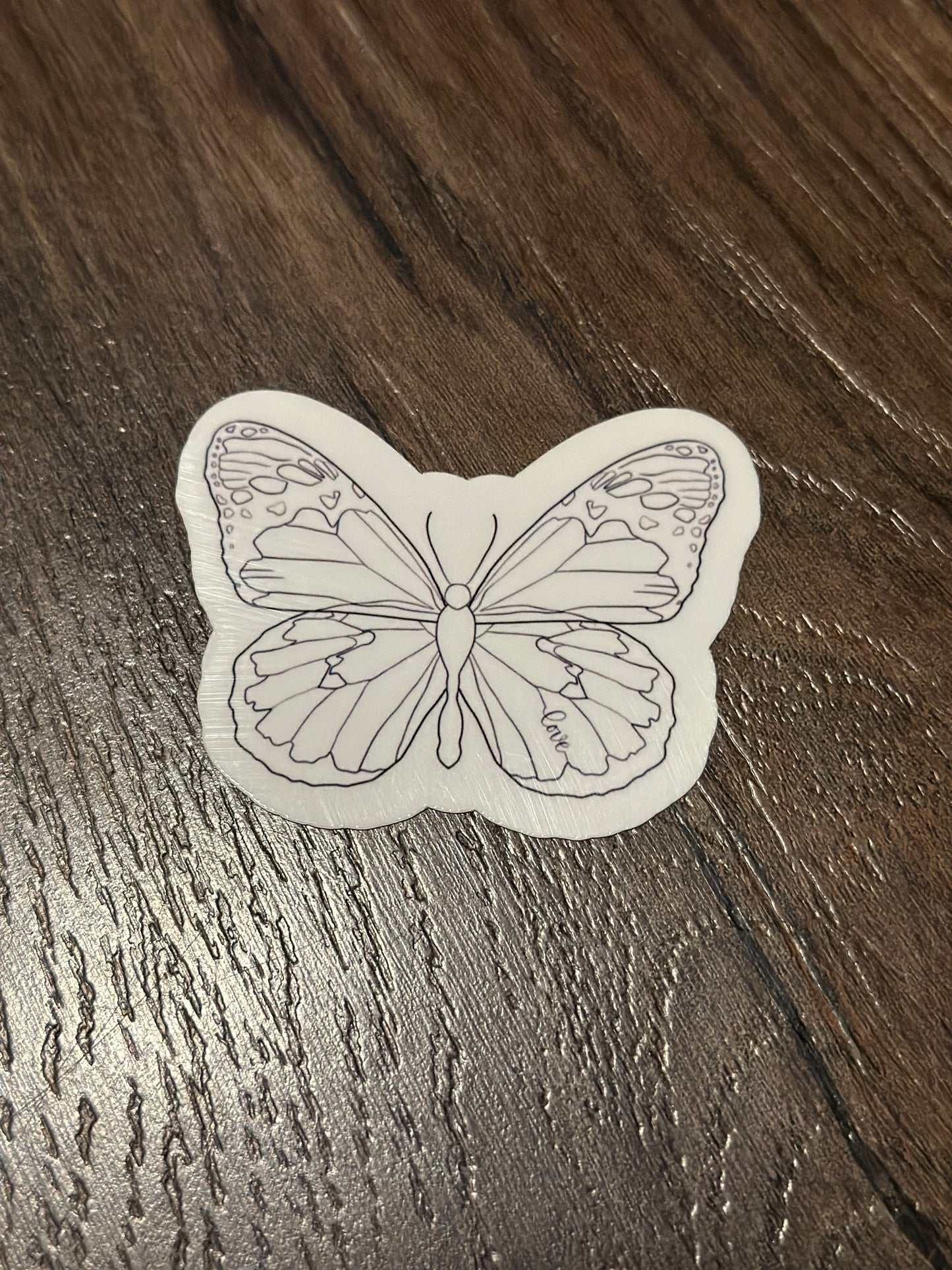 Elliot's Love Butterfly Sticker