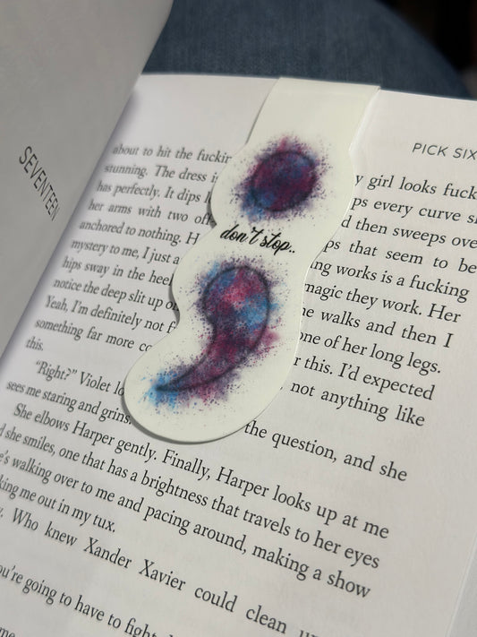 Don't Stop Magnetic Bookmark