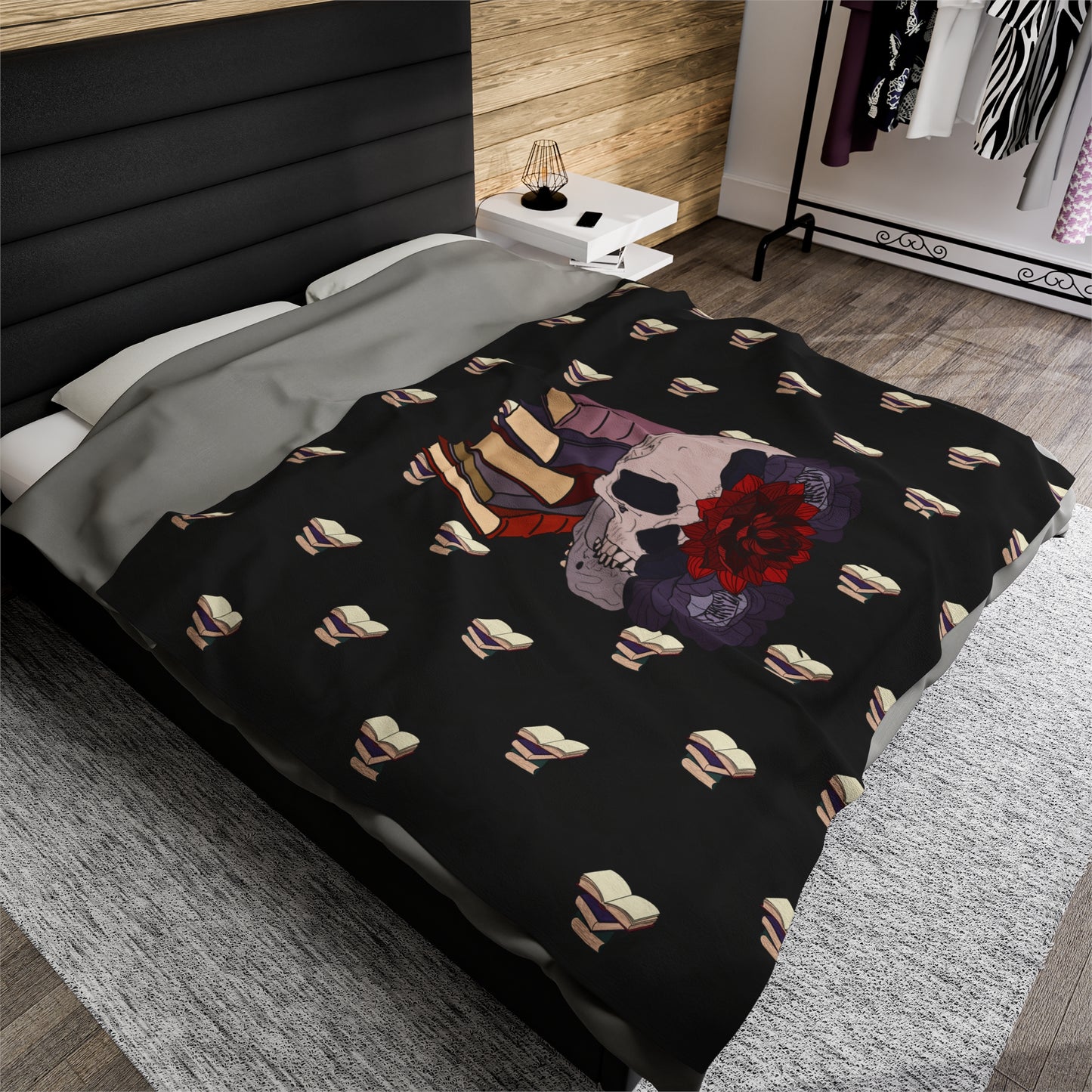 Dark Reader Plush Blanket