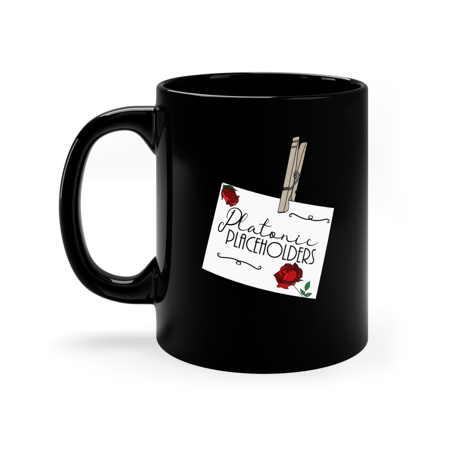 Platonic Placeholders - 11oz Black Mug