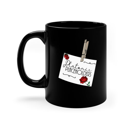 Platonic Placeholders - 11oz Black Mug