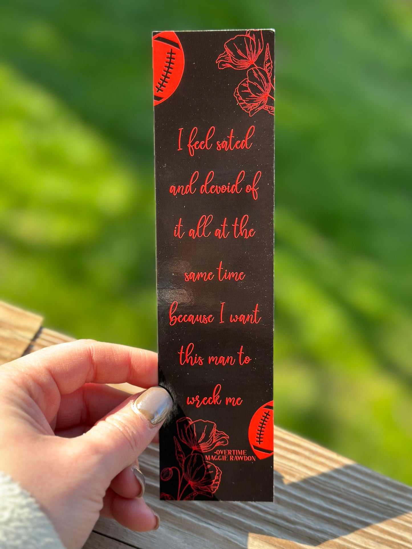 8x2 Overtime Quote Bookmark