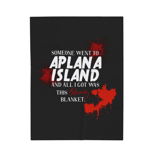 Aplana Island Velveteen Plush Blanket