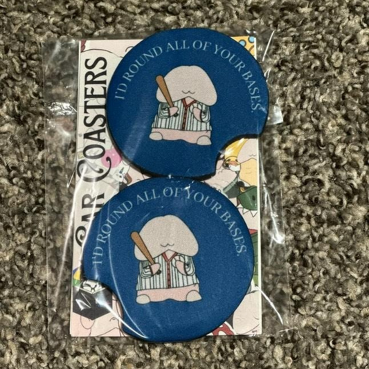 Mr. Slugger Car Coasters
