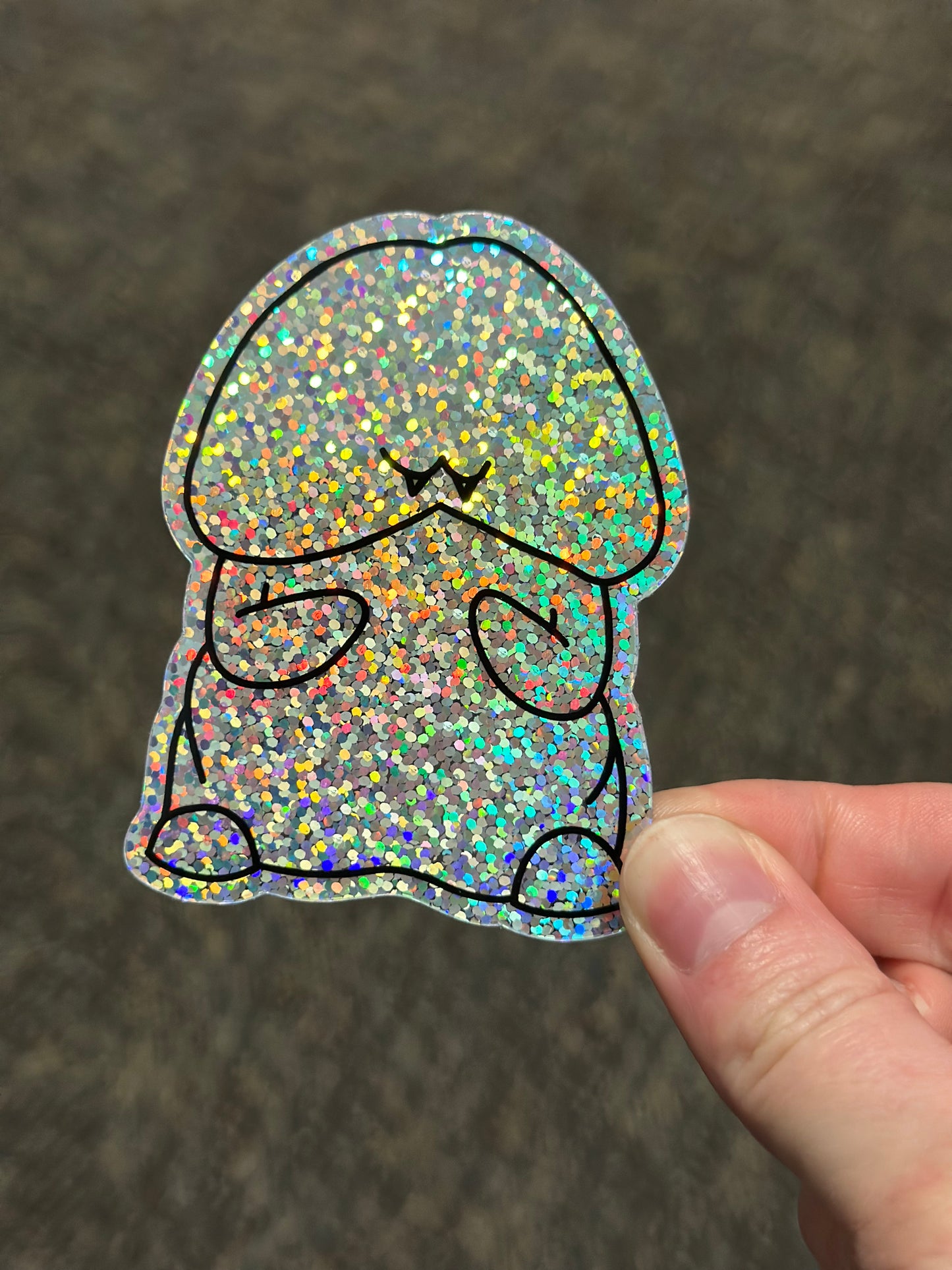 Glitter Killer Peen Sticker