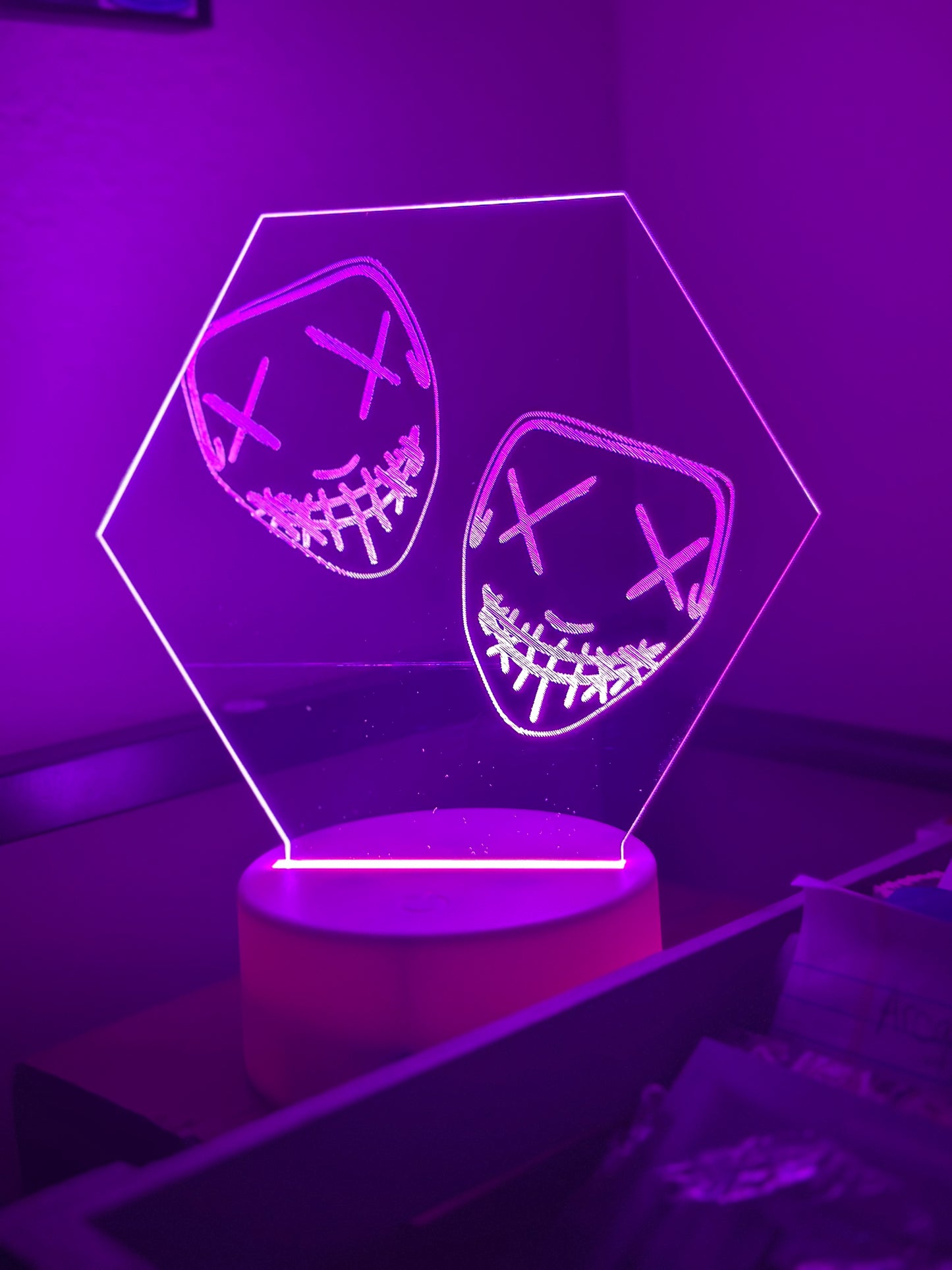 Masked LED Lights