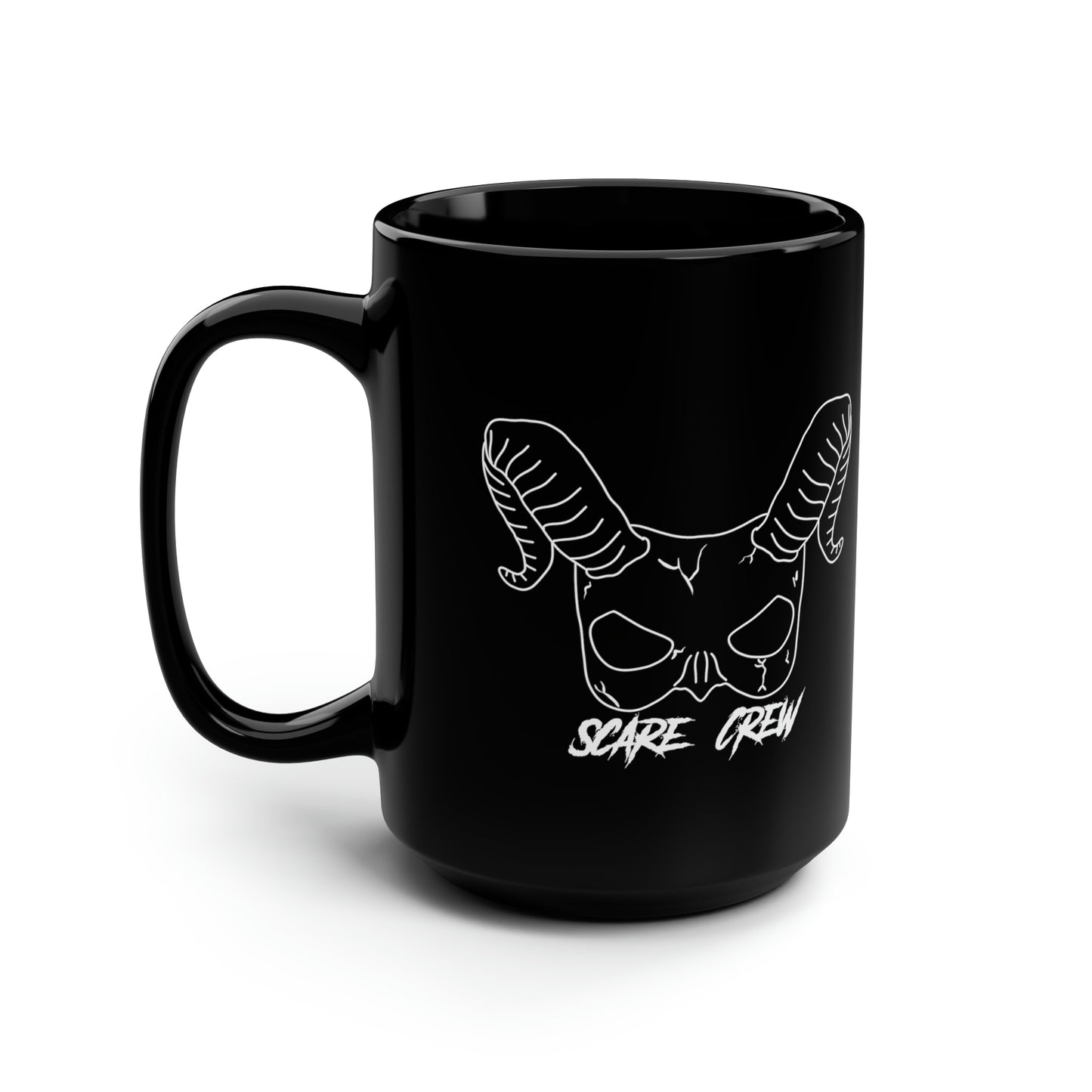 Liars & Liaisons Scare Crew - Black Mug, 15oz