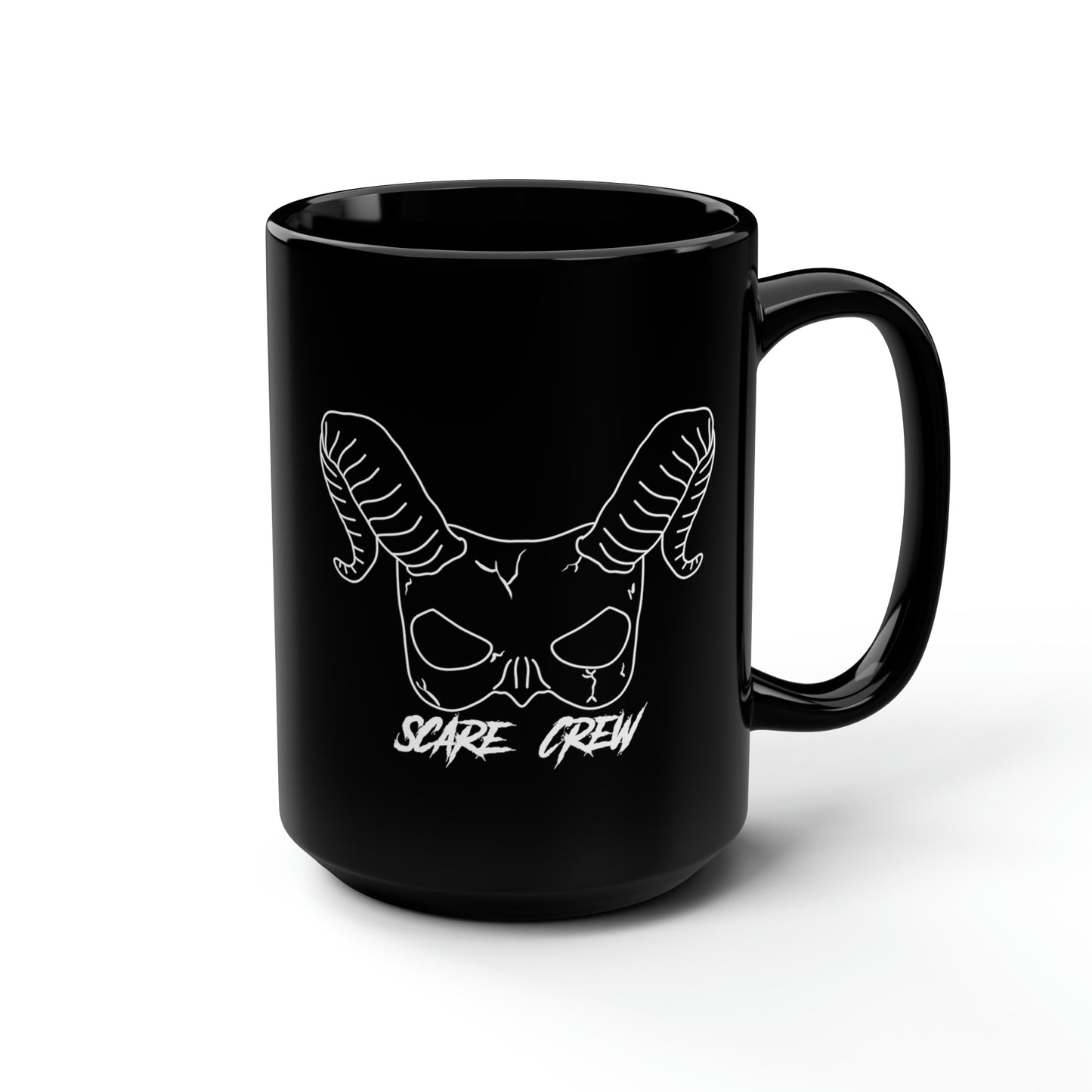 Liars & Liaisons Scare Crew - Black Mug, 15oz